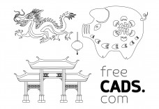 Chinese New Year | FREE AUTOCAD BLOCKS