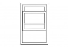 Sliding Window elevation | FREE AUTOCAD BLOCKS