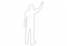 Person Standing | FREE AUTOCAD BLOCKS