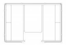 Booth sofa | FREE AUTOCAD BLOCKS