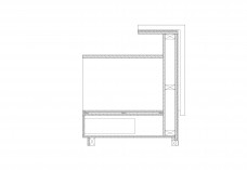 Counter Detailed Section | FREE AUTOCAD BLOCKS