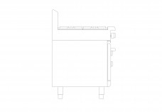 Oven Elevation | FREE AUTOCAD BLOCKS