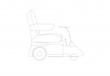 Mobility Vehicle | FREE AUTOCAD BLOCKS