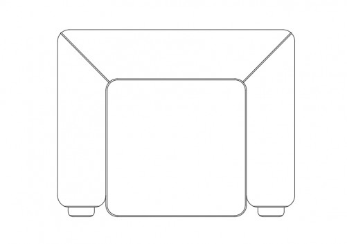 Office Chair top view | FREE AUTOCAD BLOCKS