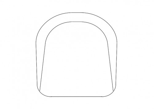 dining chair plan view