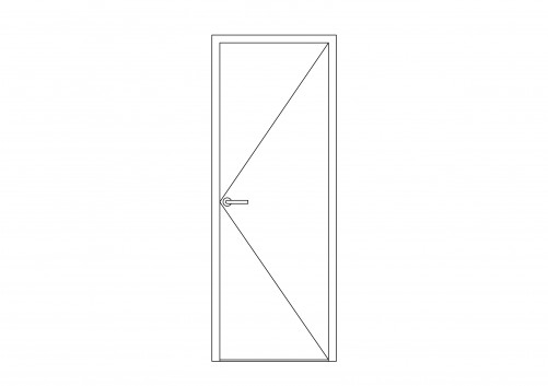 door symbol elevation