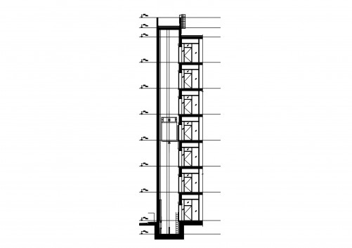 Elevator Section Drawing