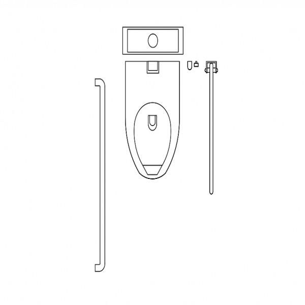 Accessible Toilet Top View Free Cads