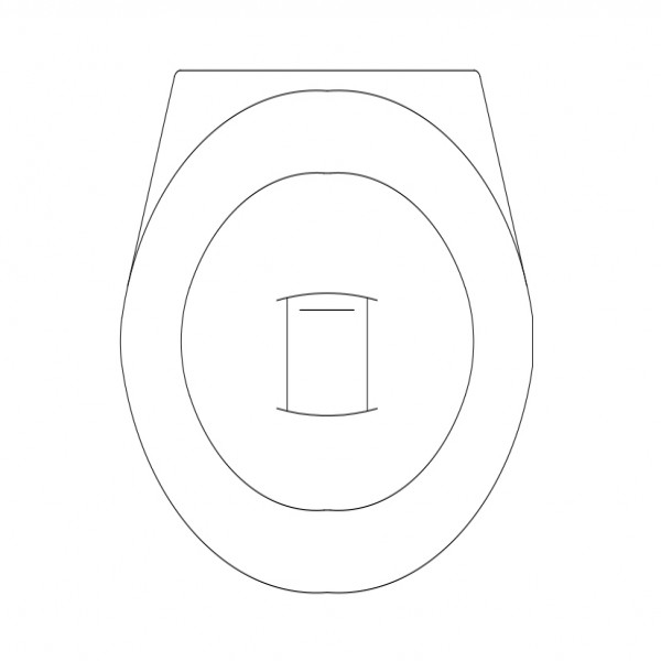 URINAL TOP VIEW | FREE CADS