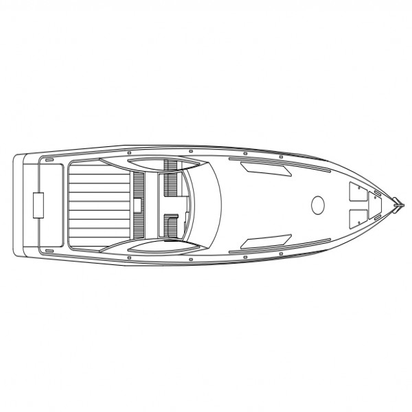 BOAT TOP VIEW | FREE CADS