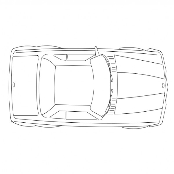 CAR TOP VIEW | FREE CADS