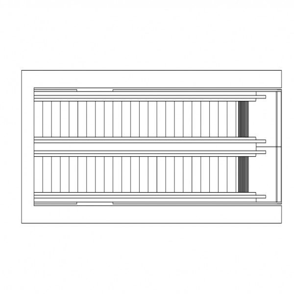 DOUBLE ESCALATOR TOP VIEW | FREE CADS