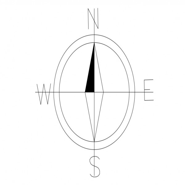 NORTH SYMBOL | FREE CADS