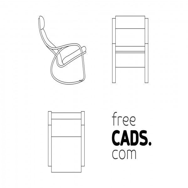 Rocking Chair Free Cads