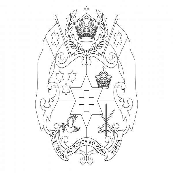 TONGA COAT OF ARMS | FREE CADS