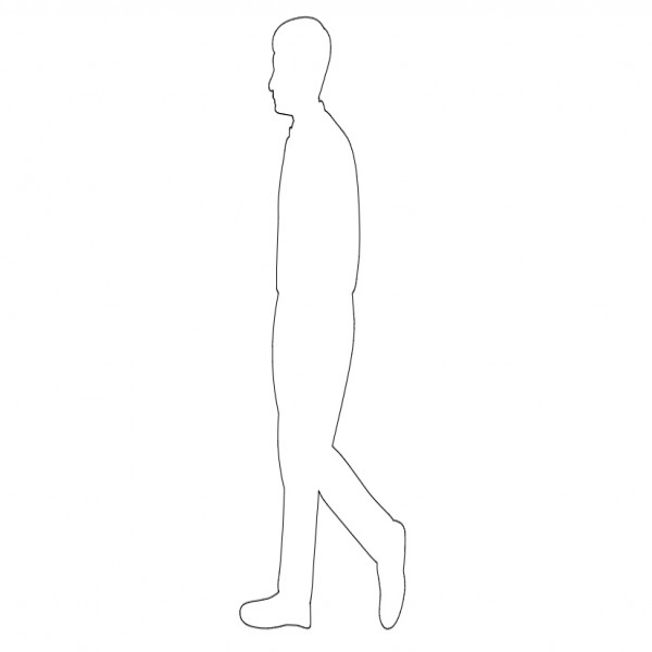 PERSON WALKING | FREE CADS