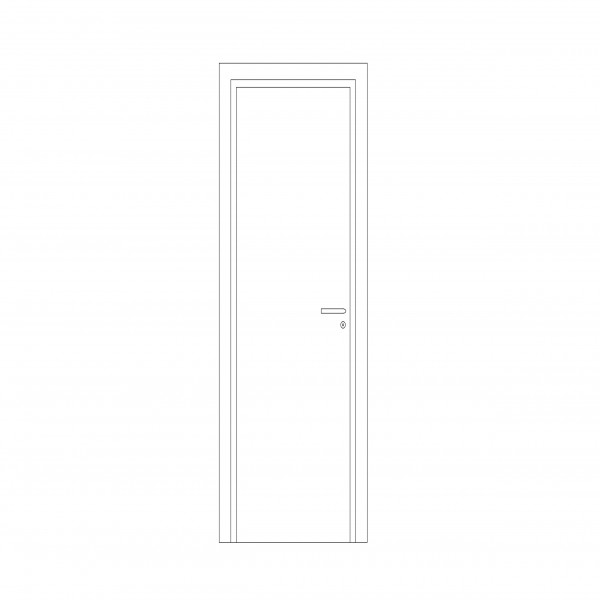 SINGLE DOOR ELEVATION | FREE CADS