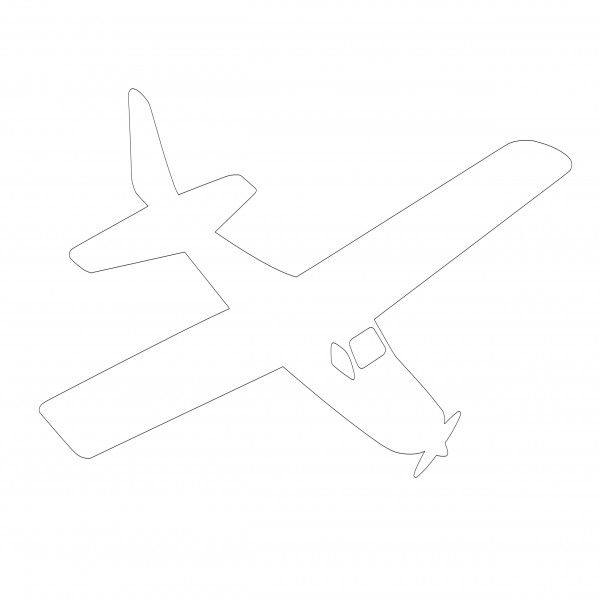 AIRPLANE SIDE VIEW | FREE CADS